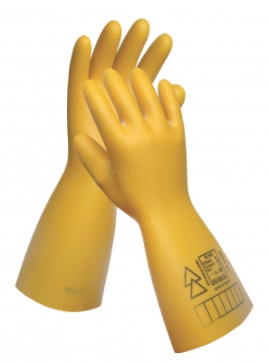 TATTLER dielektrické rukavice 1000 V, přírodní latex