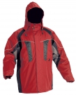 Zimní nepromokavá bunda NYALA červená, s kapucí