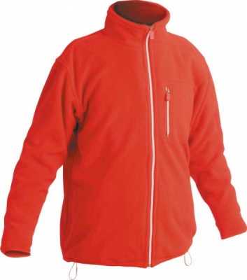 Fleece bunda KARELA červená