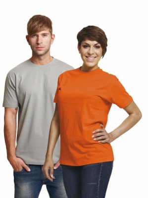 Bavlněné tričko TEESTA s krátkým rukávem, UNISEX - RŮZNÉ BARVY