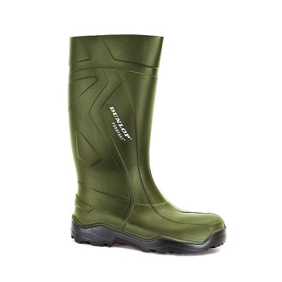 DUNLOP komfortní, anatomické holínky PUROFORT+ O4, zelené