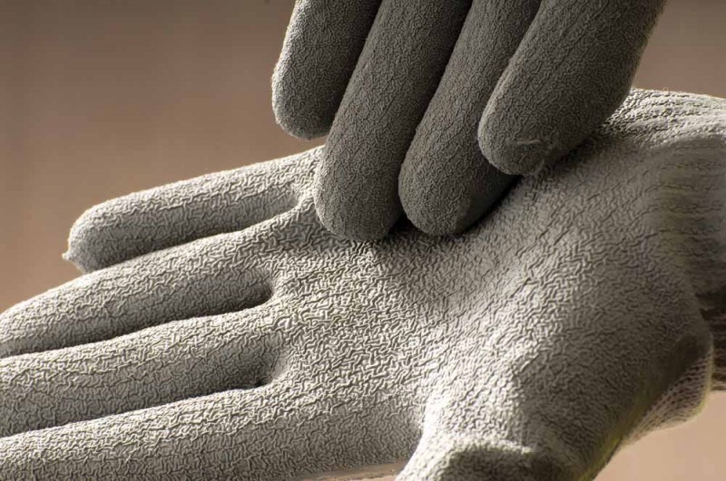 Pracovní rukavice Dipper, latex na dlani a prstech