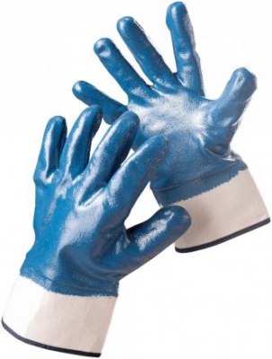 Celomáčené rukavice SWIFT ECO HS-04-008, bavlna v nitrilu