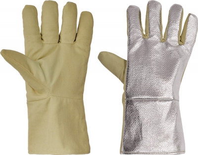 Teploodolné rukavice SCAUP AL, 250 °C kontaktní teplo