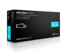 Jednorázové nitrilové rukavice NITRYLEX BLACK pro potravinářský průmysl a zdravotnictví,nepudrované, MIN.10 bal. od vel.