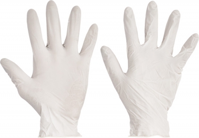 jednorázové rukavice latexové NEpudrované