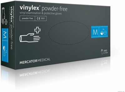 Jednorázové rukavice VINYLEX - vinyl bez pudru- minimální odběr 10 bal. od velikosti